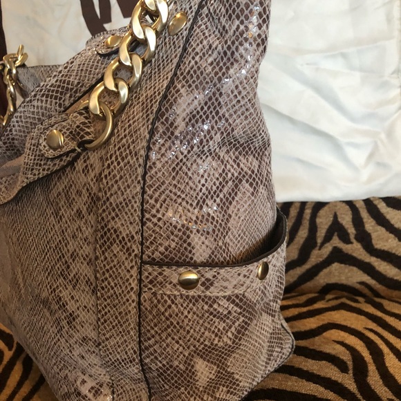 Michael Kors Handbags - Authentic Michael Kors Snakeskin Handbag